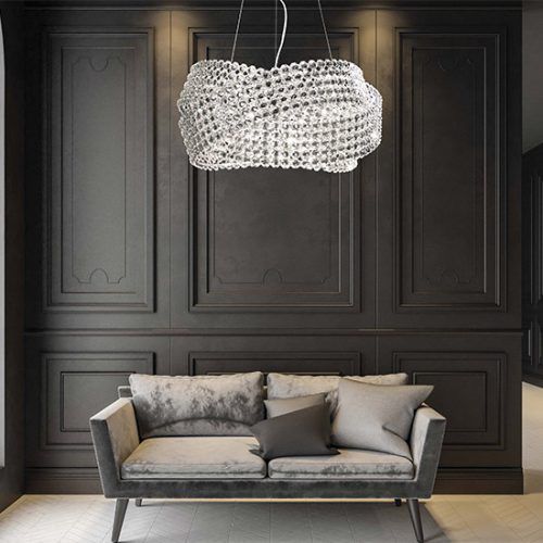 Lampada a sospensione - DIAMANTE - Marchetti Illuminazione - in cristallo / contemporanea / con cavo
