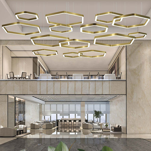 Luce a sospensione - Marchetti Illuminazione - LED / esagonale / IP20
