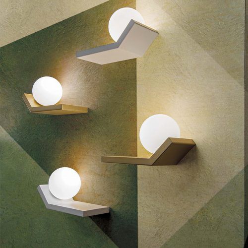 Applique contemporanea - SCIVOLO - Marchetti Illuminazione - da interno / in vetro soffiato / in metallo