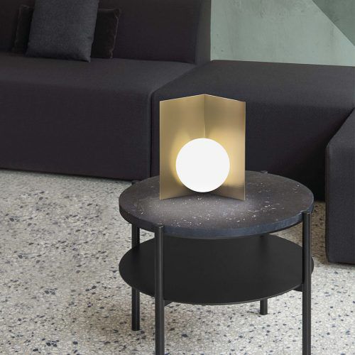 Lampada da tavolo - BALANCE - Marchetti Illuminazione - in vetro soffiato / in raso / contemporanea