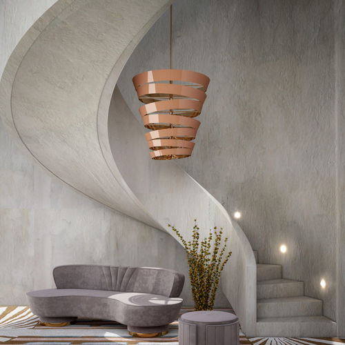 Lampada a sospensione - BILBAO - CreativeMary - in ottone lucidato / contemporanea / con cavo