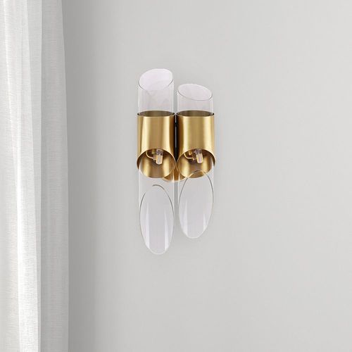 Applique contemporanea - BAMBOO - CreativeMary - da interno / in ottone lucidato / in ottone spazzolato
