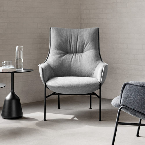 Poltrona contemporanea - ALOE - Wendelbo - in tessuto / in legno massiccio / in MDF