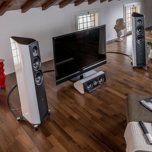 Altoparlante a colonna - VENERE 2.5 - Sonus Faber - residenziale / da interno / in legno