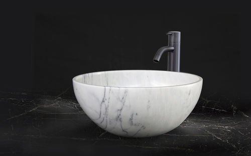 Lavabo da appoggio - TOP MOUNT SINKS - MAAMI HOME - in marmo / su misura / rettangolare