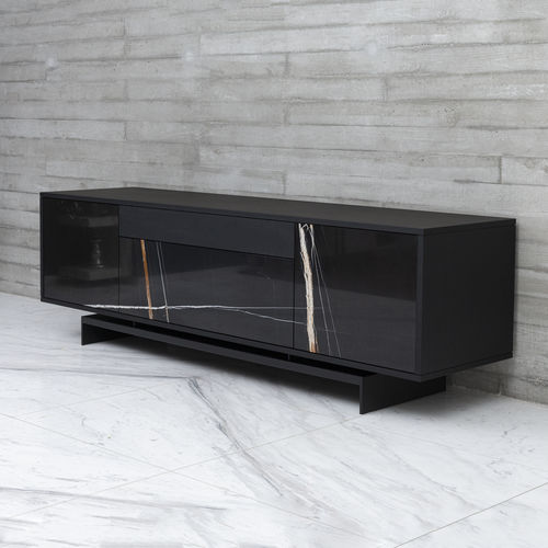 Credenza contemporanea - GRAMMI S SAHARA - MAAMI HOME - in rovere / impiallacciata in legno / in acciaio laccato