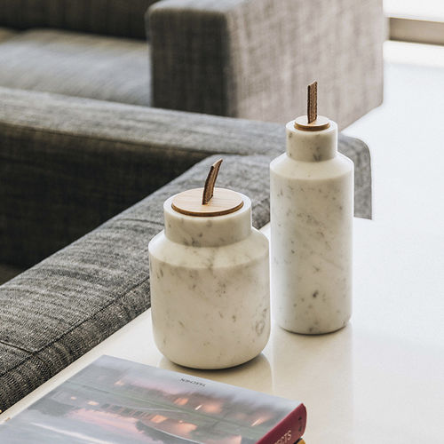 Portacandela in marmo di Carrara - HANDLE - MAAMI HOME