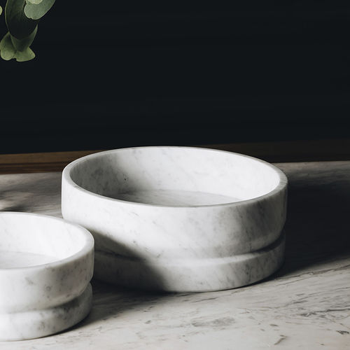 Centrotavola in marmo - TUBE LARGE - MAAMI HOME
