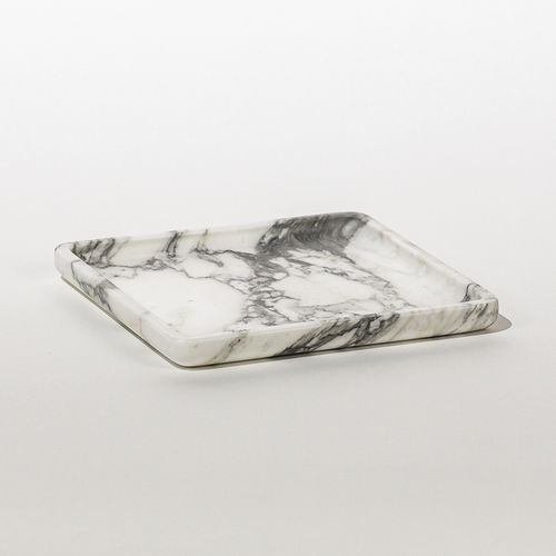 Svuotatasche in marmo - SQUARE PLATE ARABESCATO - MAAMI HOME