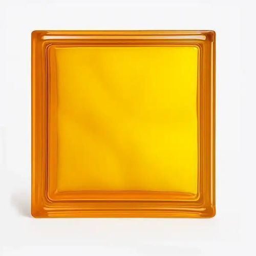 Mattone di vetro quadrato - YELLOW CLOUDY - Karoistanbul - liscio / per interni / per stanza da bagno