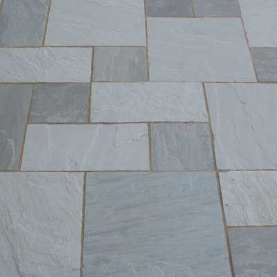 Piastrella in gres - KANDLA GREY - classical natural Stone - in quarzo / sabbiata / spazzolata