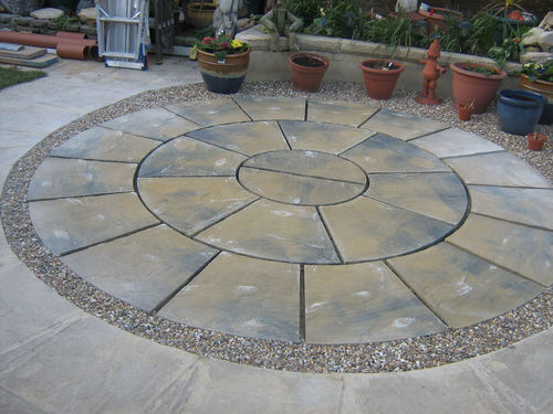 Piastrella in gres - RAJ GREEN - classical natural Stone - spazzolata / da esterno / da pavimento