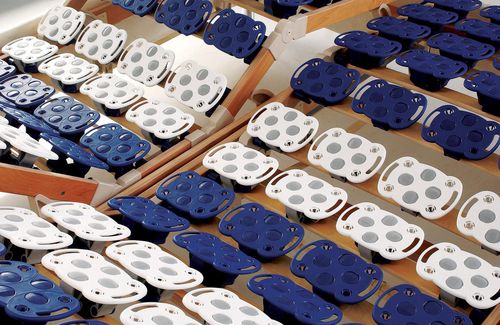 Rete per materasso matrimoniale - POLYMERIC SPRING - ISBIR - a molle / elettrica