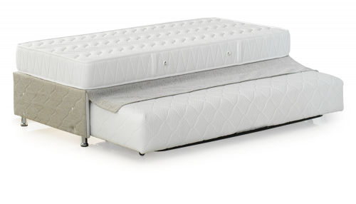 Letto con letto estraibile - POP-UP  - ISBIR - singolo / contemporaneo / in tessuto
