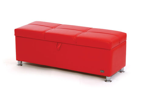 Cassapanca contemporanea - BOX  - ISBIR - in pelle