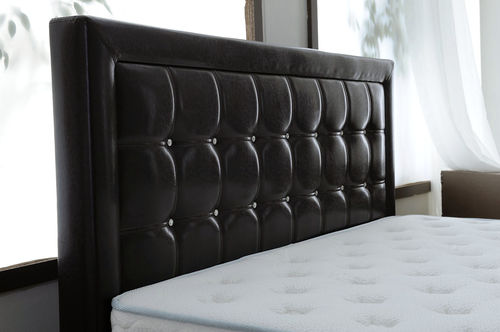 Testiera per letto matrimoniale - KYBELE - ISBIR - contemporanea / in pelle / in tessuto