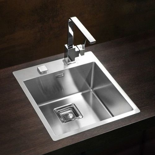 Lavello a 1 vasca - Stylux 10 - Alveus - senza gocciolatoio / in acciaio inossidabile / da incasso