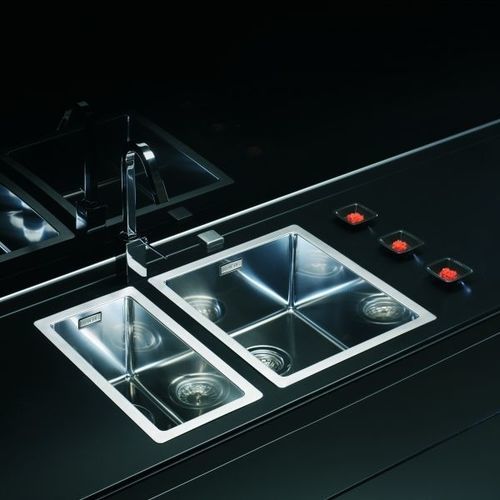 Lavello a 1 vasca - Quadrix 10 - Alveus - senza gocciolatoio / in acciaio inossidabile / da incasso