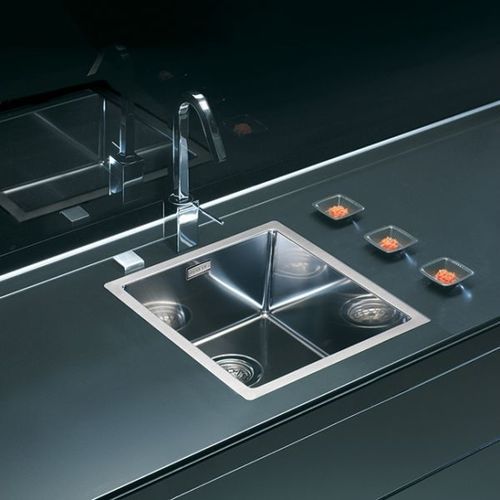 Lavello a 1 vasca - Quadrix 30 - Alveus - senza gocciolatoio / in acciaio inossidabile / da incasso