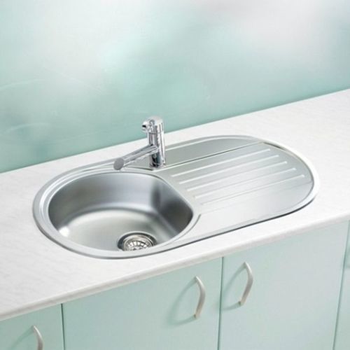 Lavello a 1 vasca - Form 40 - Alveus - con gocciolatoio / in acciaio inossidabile / da incasso