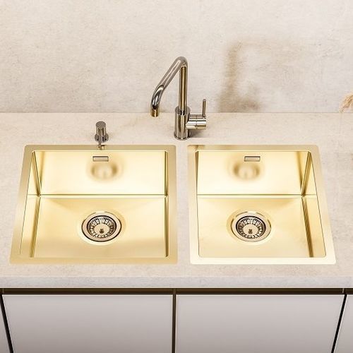 Lavello a 1 vasca - Quadrix 20 - Monarch - Alveus - senza gocciolatoio / in acciaio inossidabile / da incasso