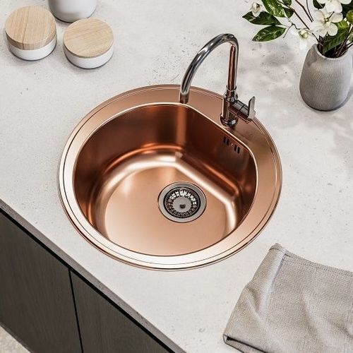 Lavello a 1 vasca - Form 30 - Monarch - Alveus - senza gocciolatoio / in acciaio inossidabile / da incasso