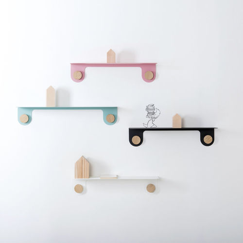 Mensola - HOOK - Gazzda - contemporaneo / in rovere / in acciaio