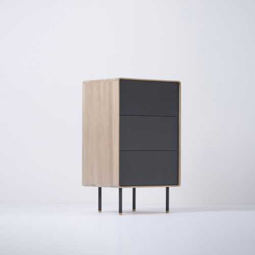 Cassettone contemporaneo - FINA - Gazzda - in rovere / in linoleum / non specificato