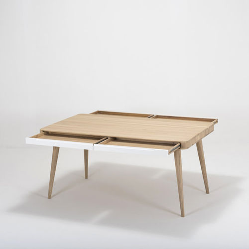 Tavolo contemporaneo - ENA TWO - Gazzda - in rovere / in MDF / rettangolare