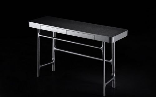 Consolle contemporanea - LETTO - Enne - in metallo laccato / rettangolare / per uso residenziale