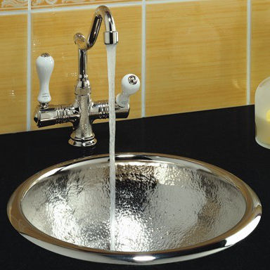 Lavello a 1 vasca - 4302 - Herbeau - senza gocciolatoio / in rame / sottotop