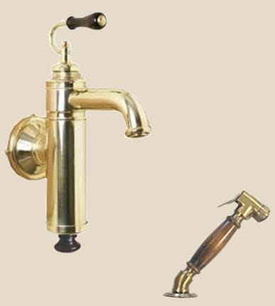 Miscelatore da appoggio - 4111 - Herbeau - in metallo / in ceramica / da cucina