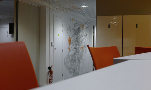 Adesivo da parete con testo - GROUPE RTE LYON - Atelier d'Art Osmoze - Design & décoration murale - per impresa / di segnalazione