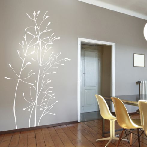 Adesivo da parete natura - L'ELEGANTE GRAMINEE - Atelier d'Art Osmoze - Design & décoration murale
