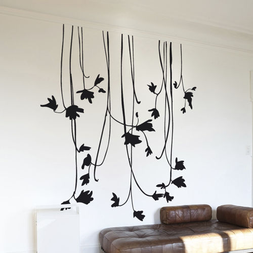 Adesivo da parete natura - LA RETOMBEE DELICATE - Atelier d'Art Osmoze - Design & décoration murale