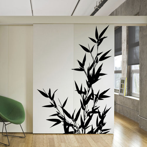 Adesivo da parete natura - LE BAMBOU ESPIEGLE - Atelier d'Art Osmoze - Design & décoration murale