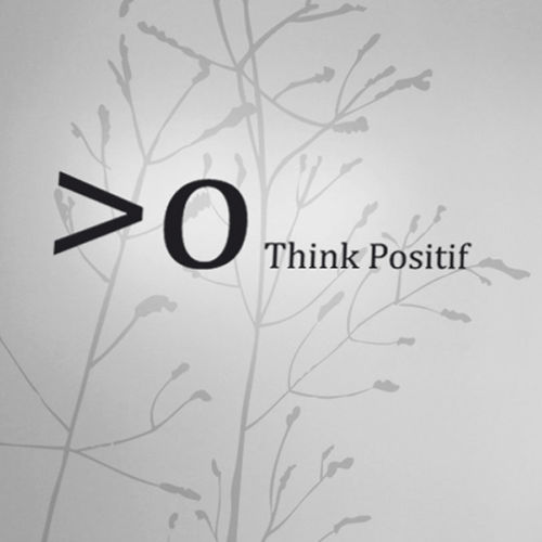 Adesivo da parete con testo - OSMOZETTE THINK POSITIF - Atelier d'Art Osmoze - Design & décoration murale