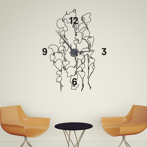 Adesivo da parete con testo - HORLOGE EL NATURA FILAIRE - Atelier d'Art Osmoze - Design & décoration murale - natura