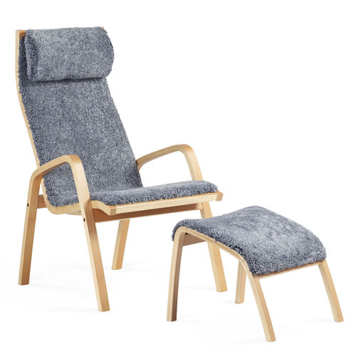 Poltrona in stile scandinavo - Goal - Tarmeko LPD - in tessuto / in pelle / in pelle di pecora