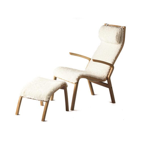 Poltrona design scandinavo - Zürich - Tarmeko LPD - in tessuto / in pelle / in pelle di pecora