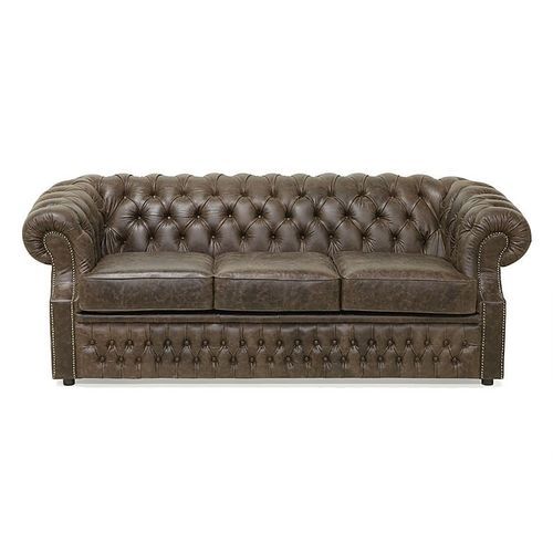 Divano letto - Winston - Tarmeko LPD - chesterfield / in tessuto / in pelle