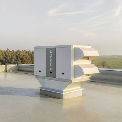 Unità di ventilazione industriale - CUBE R8 - flowair - compatto / con cappa integrata / termodinamico