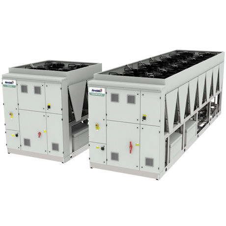 Gruppo refrigeratore a condensazione ad aria - TURBOCHILL™ - Airedale International Air Conditioning - a pavimento / free cooling