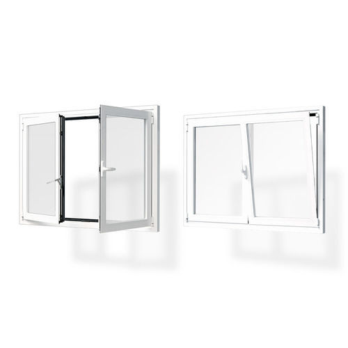 Finestra in alluminio - SERIE S-5020 ALU - Panelais - in vetro / basculante / fissa
