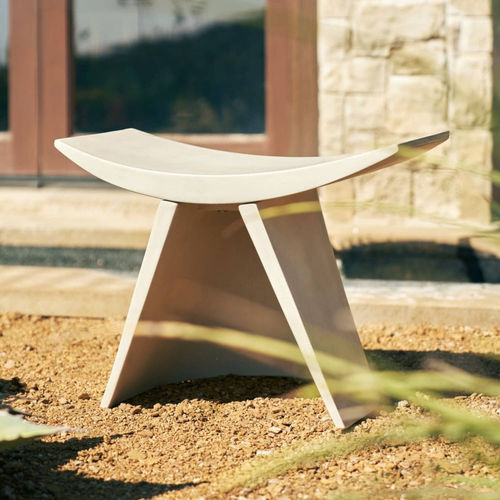 Sgabello contemporaneo - ENYA - Arteriors Home - in composito / con supporto in composito / da esterno