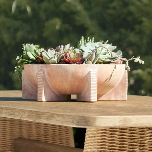 Fioriera in terracotta - EDINBURGH - Arteriors Home - rotonda / contemporanea / da esterno