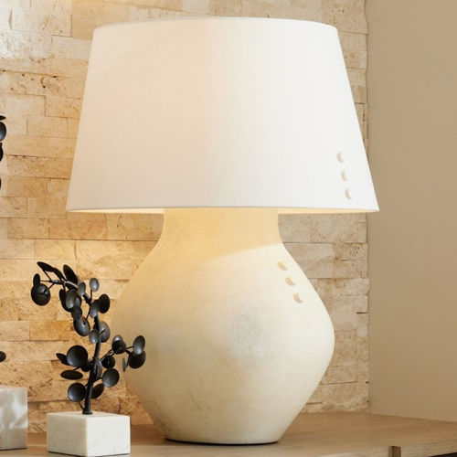 Lampada da tavolo - CASABLANCA - Arteriors Home - in acciaio / in cotone / in lino