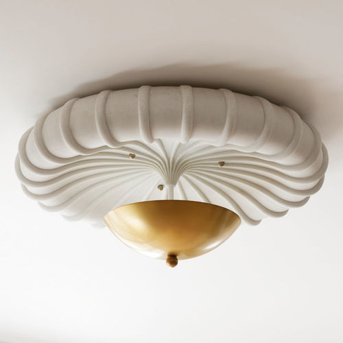 Plafoniera contemporanea - CAMELLA - Arteriors Home - rotonda / in pietra / in composito