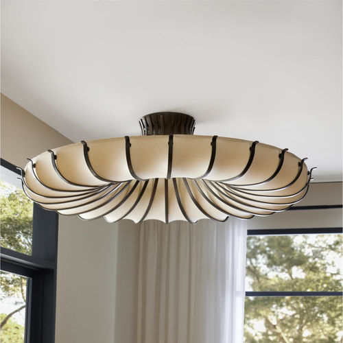 Plafoniera contemporanea - CHAMBERS  - Arteriors Home - rotonda / in acciaio / di carta