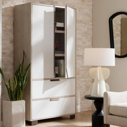 Armadio contemporaneo - DORSEY - Arteriors Home - in rovere / con ante battenti / a cassetti